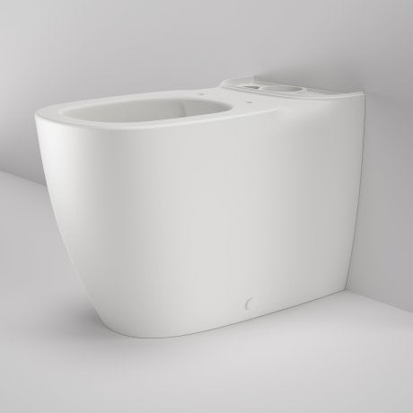 Caroma Contura II Cleanflush® Wall Faced Close Coupled Bottom Inlet Pan GermGard® Matte White