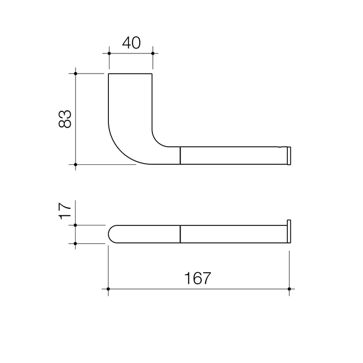 Caroma Contura II Toilet Roll Holder Chrome