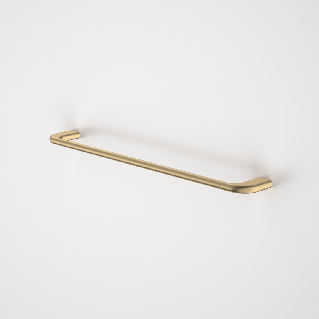 Caroma Contura II 620mm Single Towel Rail – Brushed Brass