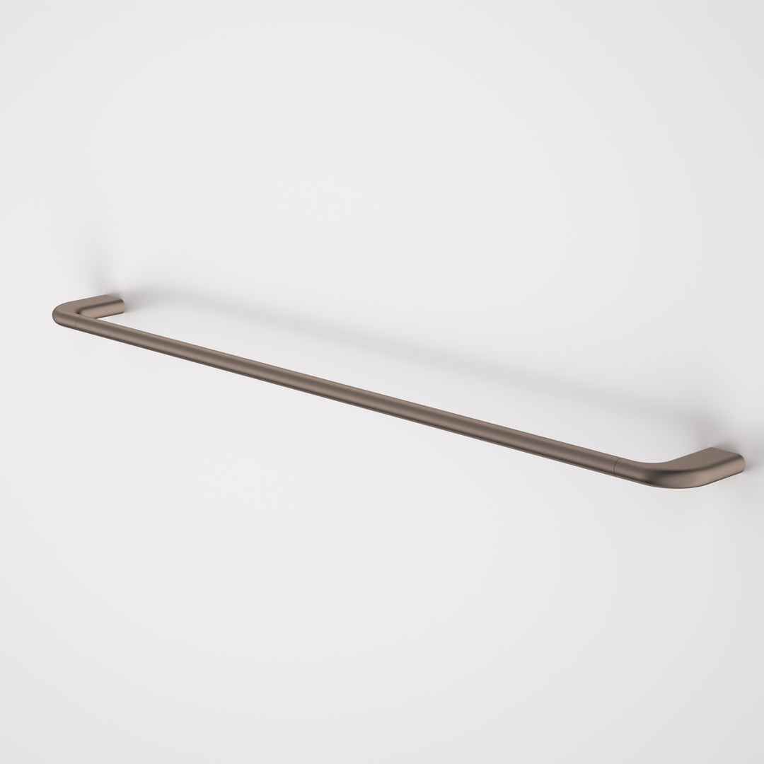 Caroma Contura II 820mm Single Towel Rail – Brushed Bronze