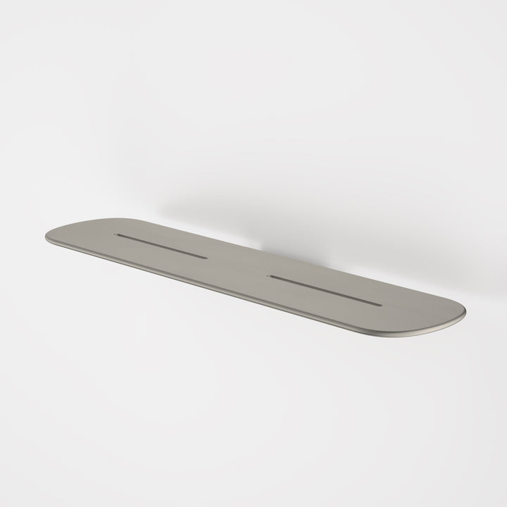 Caroma Contura II Bathroom Shelf - Brushed Nickel