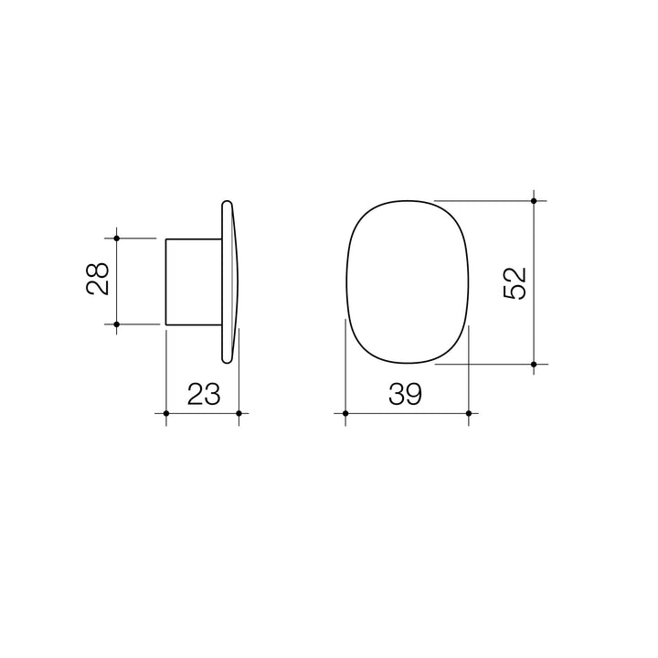 Caroma Contura II Robe Hook Small Chrome