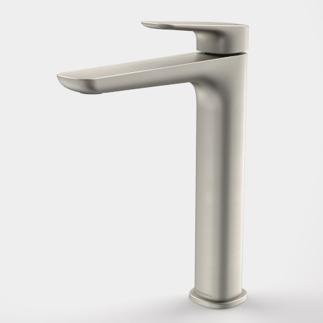 Caroma Contura II Tower Basin Mixer Brushed Nickel