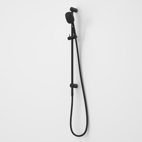 Caroma Contura II Rail Shower Matte Black