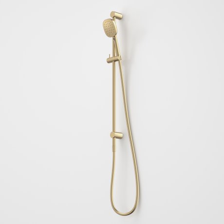 Caroma Contura II Rail Shower Brushed Brass