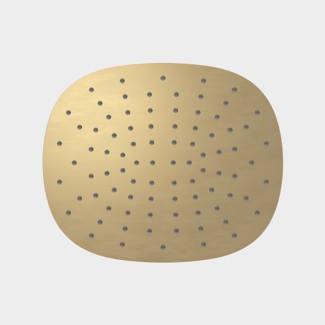 Caroma Contura II Rain Shower 300mm Brushed Brass