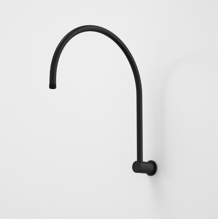 Caroma Contura II Upswept Shower Arm Matte Black