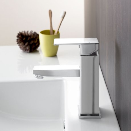 Caroma Quatro Solid Basin Mixer Chrome Lead Free