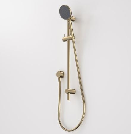 Caroma Urbane II Rail Shower - Brushed Brass