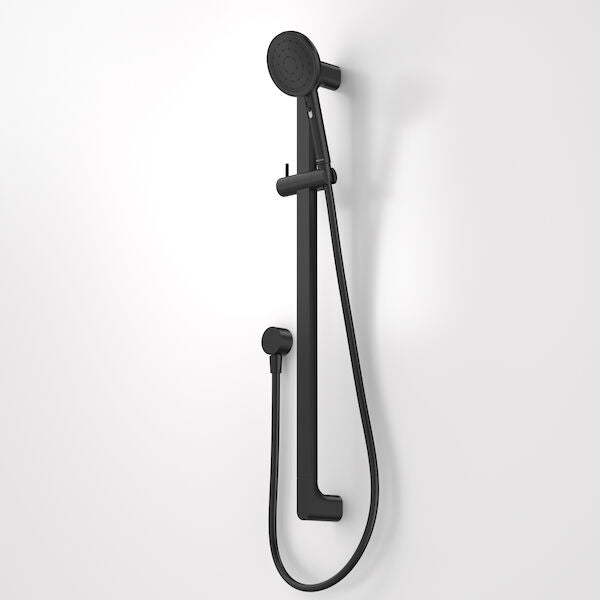 Caroma Urbane II Universal Rail Shower Black
