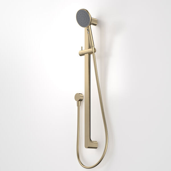 Caroma Urbane II Universal Rail Shower Brushed Brass