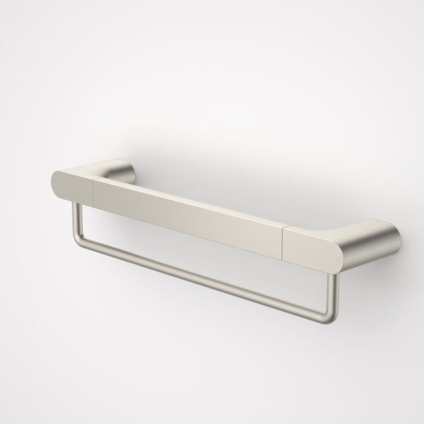 Caroma Urbane II Universal Towel Rail 400mm Set Brushed Nickel