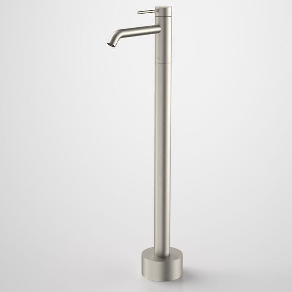 Caroma Liano II Freestanding Bath Filler Brushed Nickel
