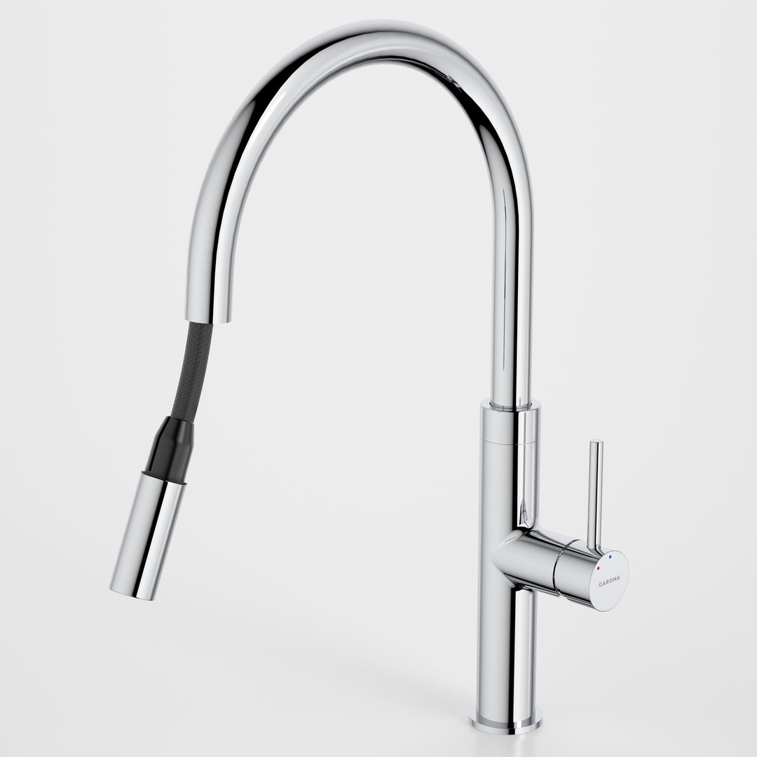 Caroma Liano II Pull Out Sink Mixer Chrome Lead Free