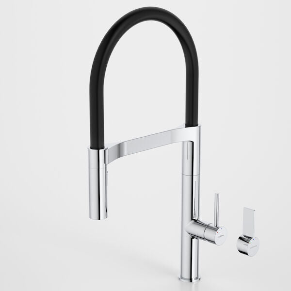 Caroma Liano II Pull Down Sink Mixer With Dual Spray Chrome Lead Free