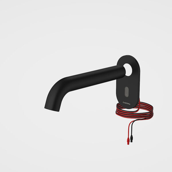 Caroma Liano II Sensor 175 Wall Outlet Trim Kit Black Lead Free