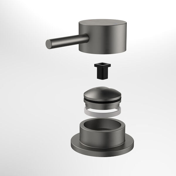 Caroma Liano II Hob Basin Mixer Trim Kit Gun Metal