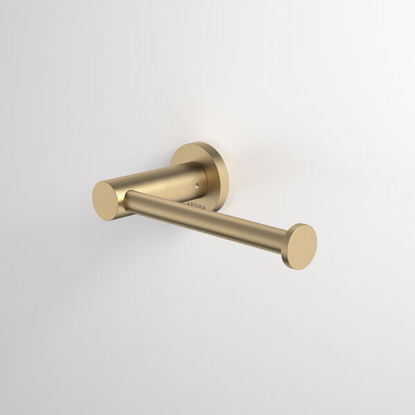 Caroma Liano II Toilet Roll Holder - Brushed Brass