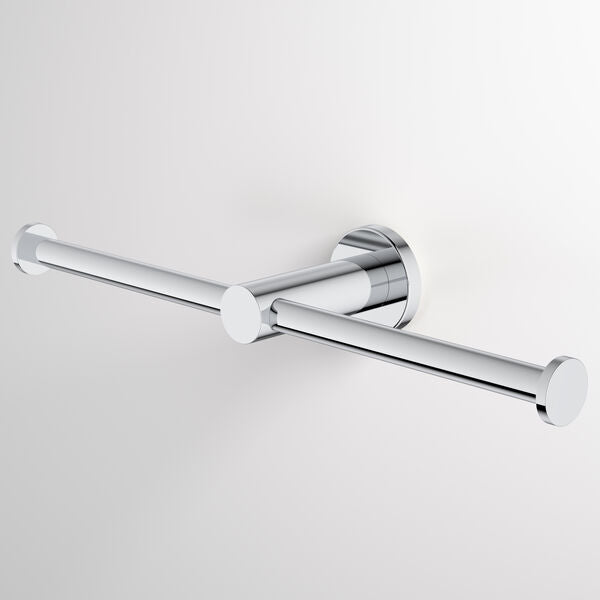 Caroma Liano II Double Toilet Roll Holder Chrome