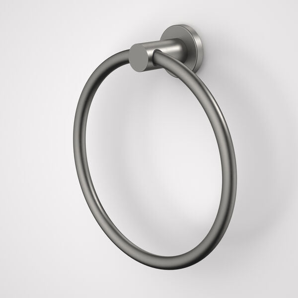 Caroma Liano II Towel Ring Gunmetal