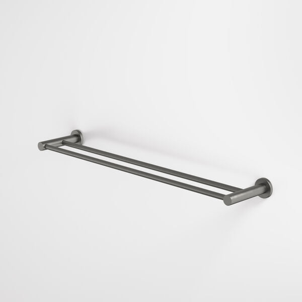 Caroma Liano II 640 Double Towel Rail Gunmetal