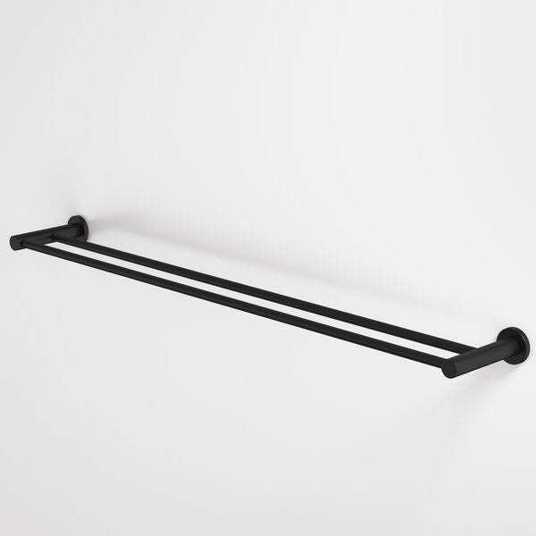 Caroma Liano II 840 Double Towel Rail Matte Black