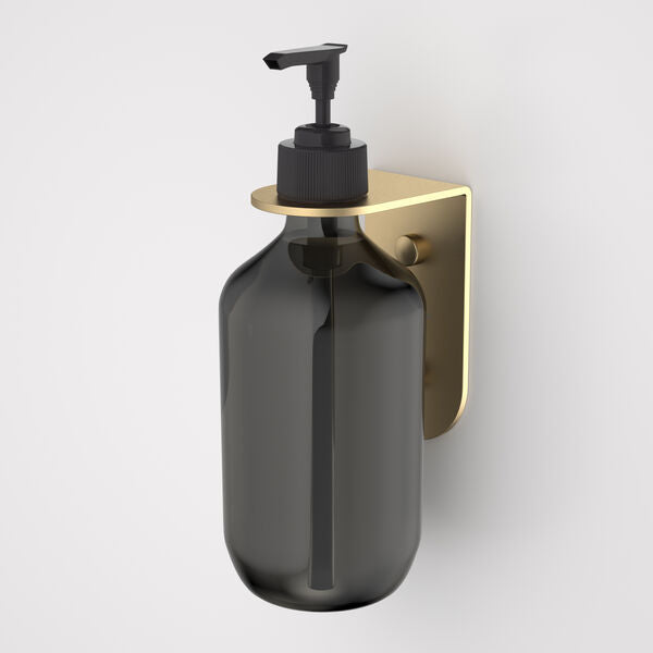 Caroma Liano II Soap Bottle Holder Brushed Brass