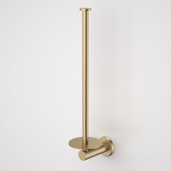 Caroma Liano II Spare Toilet Roll Holder Brushed Brass