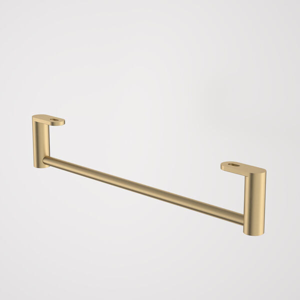 Caroma Liano II Hand Wall Basin Integrated Towel Rail Brushed Brass (Rail Only)