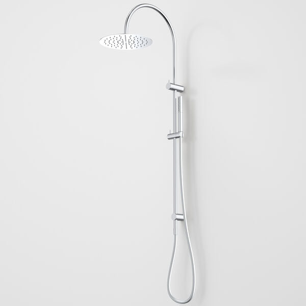 Caroma Liano II Rail Shower with Overhead Chrome