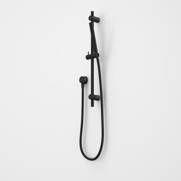 Caroma Liano II 3 Function Microphone Rail Shower Black
