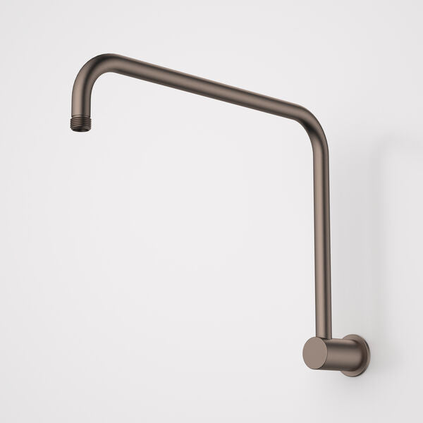 Caroma Upswept Shower Arm 460mm Brushed Bronze