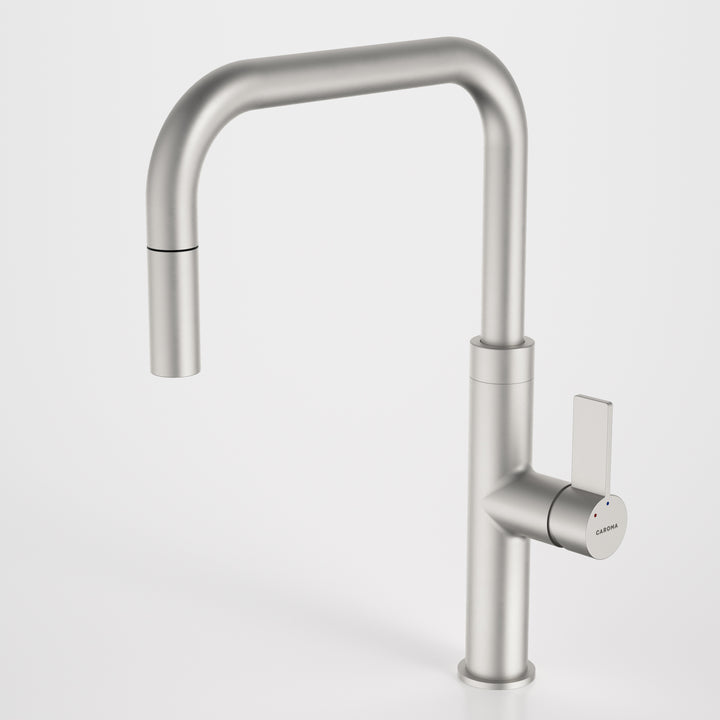 Caroma Urbane II Pull Out Sink Mixer Brushed Nickel Lead Free