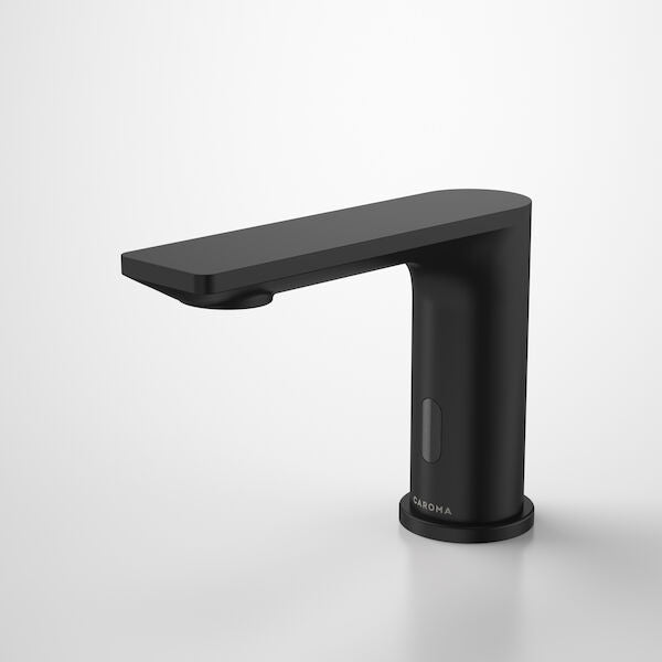 Caroma Urbane II Sensor Activated Hob Mounted Outlet/Tap Matte Black Lead Free