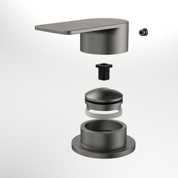 Caroma Urbane II Hob Basin Mixer Trim Kit Gun Metal