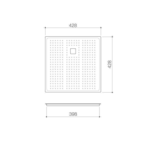 Clark Prism Stainless Steel Drainer Tray