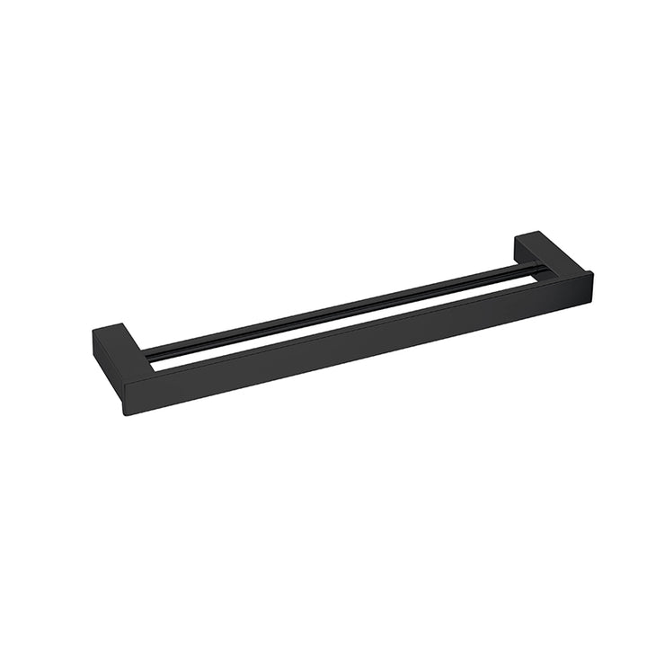 Bad Und Kuche SS Eckig Double Towel Rail 600mm