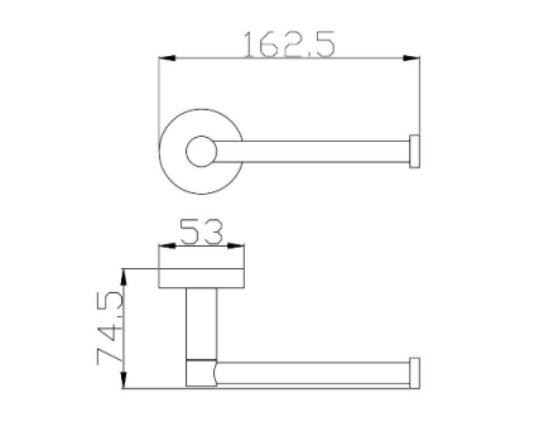 Bad Und Kuche Rund Toilet Roll Holder