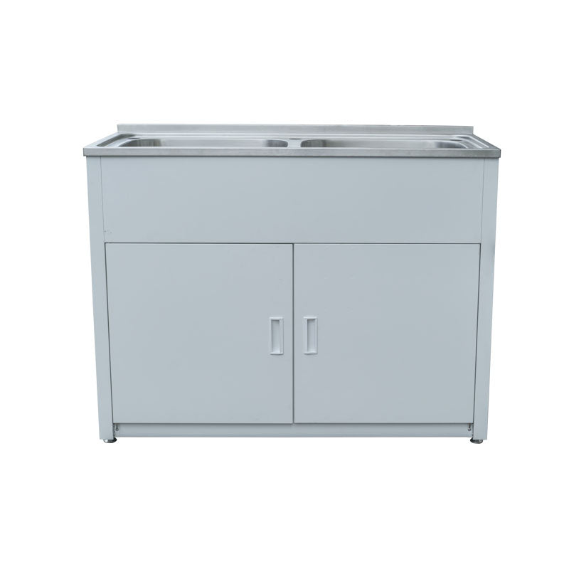 Bad Und Kuche Traditionell Double 45L Laundry Tub &amp; Cabinet