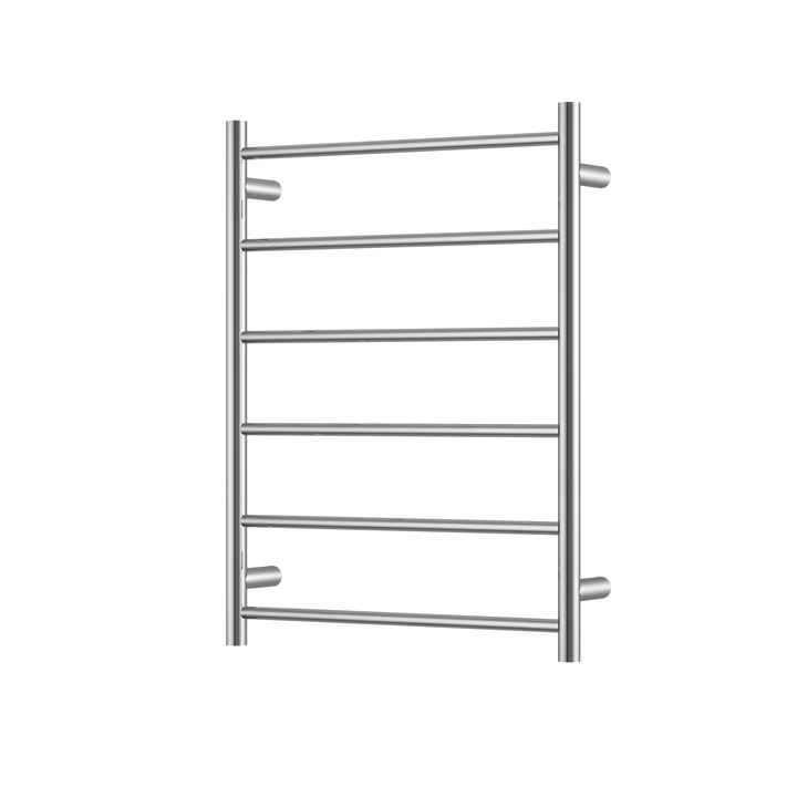 Bad Und Kuche Morgan Rund 6 Bar Heated Towel Rail with Universal Power Plug with Timer