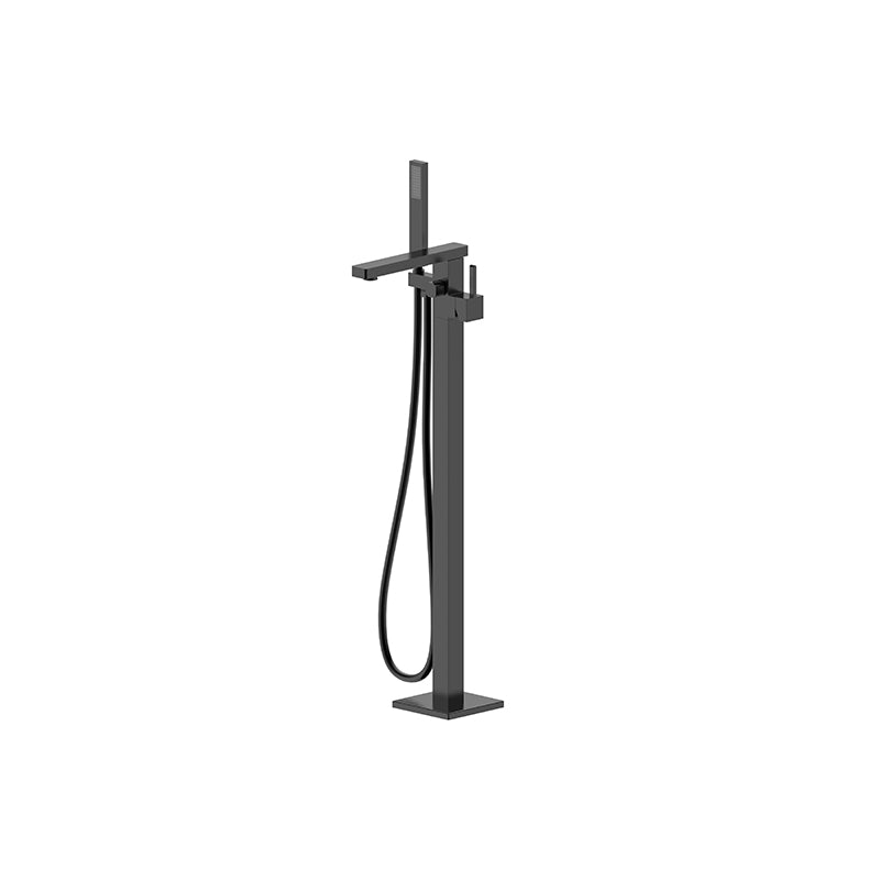 Bad Und Kuche Eckig Floor Bath Mixer with Hand Shower