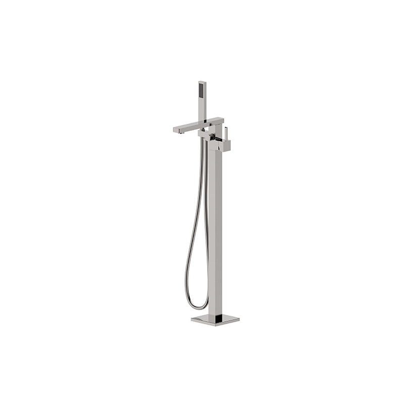 Bad Und Kuche Eckig Floor Bath Mixer with Hand Shower