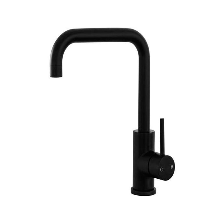 Bad Und Kuche Rund Rectangular Gooseneck Sink Mixer
