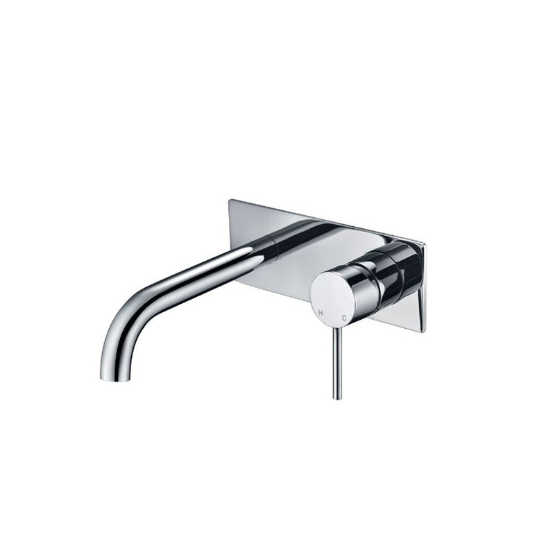 Bad Und Kuche Rund Curved Wall Basin/Bath Mixer Set