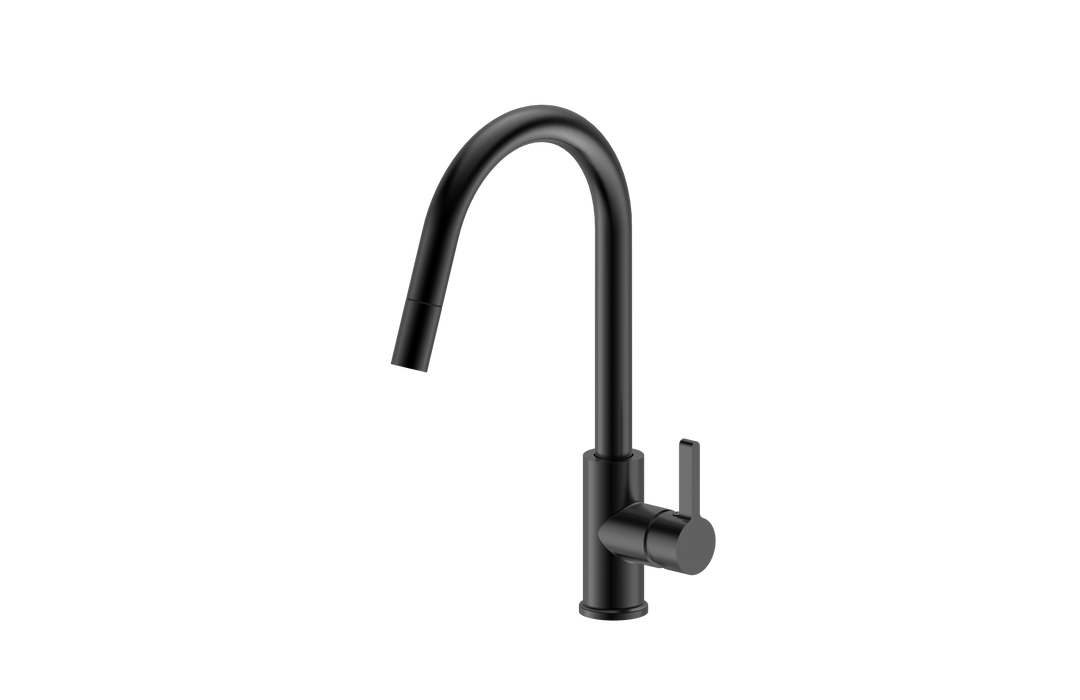 Bad Und Kuche Morgan Rund Gooseneck Pullout Sink Mixer