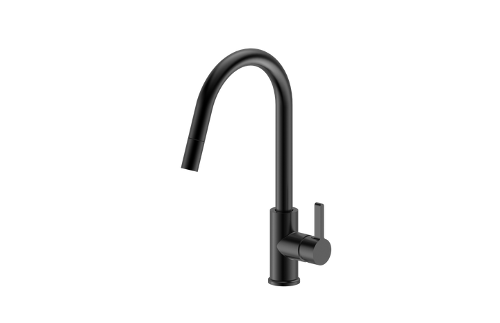 Bad Und Kuche Morgan Rund Gooseneck Pullout Sink Mixer