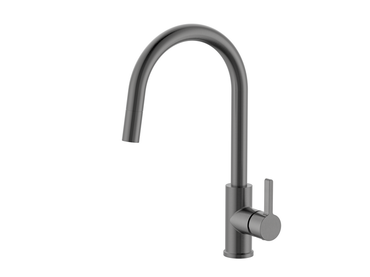 Bad Und Kuche Morgan Rund Gooseneck Pullout Sink Mixer