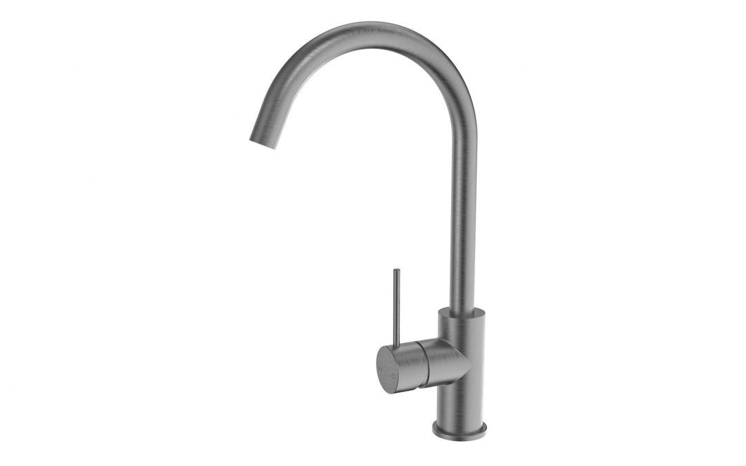 Bad Und Kuche Morgan Rund Gooseneck Sink Mixer