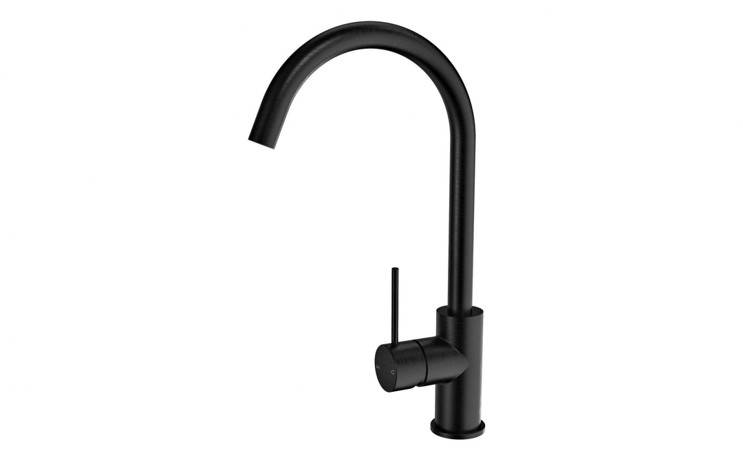 Bad Und Kuche Morgan Rund Gooseneck Sink Mixer