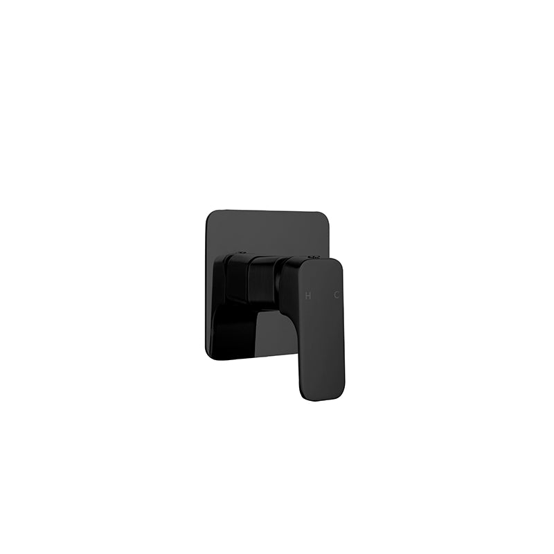 Bad Und Kuche Kompakt Eckig Shower Mixer Matt Black